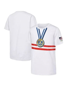 Футболка обладателя золотой медали Big Boys and Girls White Team USA Looney Tunes Outerstuff