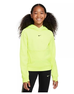 Толстовка с капюшоном Therma-FIT с защитой от пятен для больших детей, желтый Nike