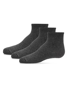3 пары носков унисекс средней длины из хлопковой смеси для девочек, серый Memoi