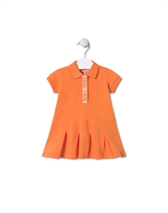 Платье для девочки из хлопка пике, оранжевый Tous