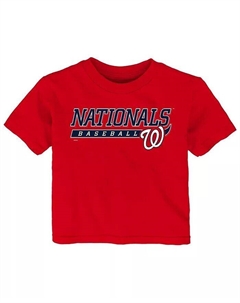 Футболка для мальчиков и девочек Red Washington Nationals Take The Lead Outerstuff