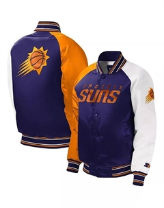 Куртка университетская фиолетовая Phoenix Suns Raglan Full-Snap для больших мальчиков и девочек Starter