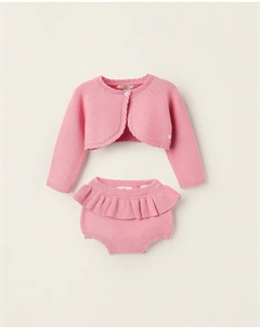 Комплект из 2-х предметов для девочки, розовый Zippy