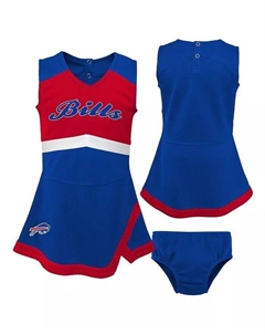 Платье для девочек-малышей Royal Buffalo Bills Cheer Captain с шароварами Outerstuff