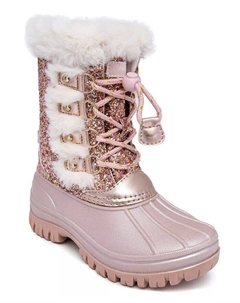 Ботинки Idina Duck для девочек на шнуровке, розовый London fog