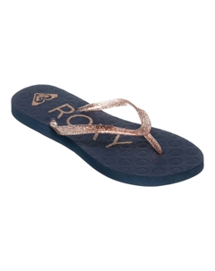 Шлепанцы детские Viva Sparkle, темно-синий Roxy
