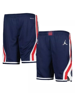Шорты Swingman Performance для больших мальчиков и девочек Navy Washington Wizards Statement Edition Jordan