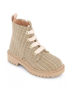 Ботильоны для девочек Сэм и Либби Combat Emilia Moto, коричневый/бежевый Sam & libby