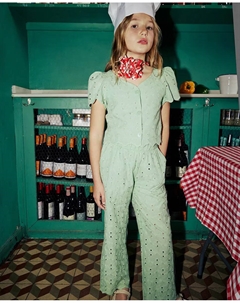 Длинные брюки из вуали, зеленый Сфера