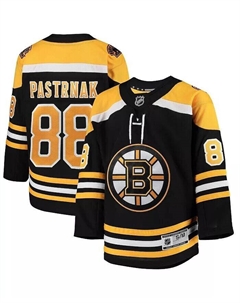 Черная футболка Big Boys David Pastrnak Boston Bruins Home Premier Player, черный Outerstuff