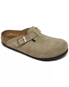 Замшевые кожаные сабо Little Kids Boston от Finish Line, бежевый Birkenstock