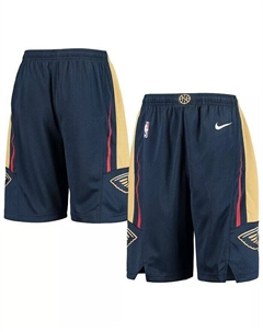 Темно-синие шорты Swingman для мальчиков и девочек New Orleans Pelicans 2020/21 — Icon Edition, синий Nike