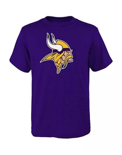 Фиолетовая футболка с основным логотипом Big Boys Minnesota Vikings, фиолетовый Outerstuff
