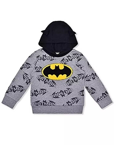 Детская одежда Network Пуловер с капюшоном и капюшоном с изображением Бэтмена для малышей, серый Children's apparel network
