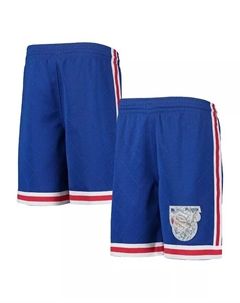 Синие шорты Swingman New Jersey Nets 1993 года для мальчиков и девочек Hardwood Classics, посвященные 75-летнему юбилею Mitchell and ness