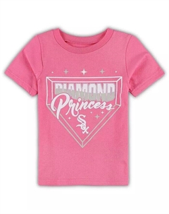 Розовая футболка Chicago White Sox Diamond Princess для девочек-подростков Outerstuff