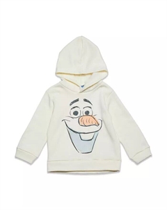 Пуловер со снеговиком Олафом «Холодное сердце», толстовка для маленьких мальчиков, белый Disney