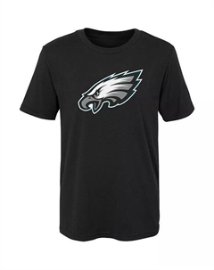 Черная футболка с основным логотипом Big Boys Philadelphia Eagles, черный Outerstuff