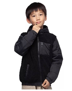 Куртка из шерпы для больших мальчиков, размер 4–18, черный Rokka&rolla