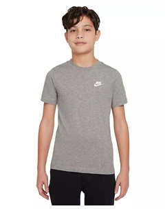 Футболка с графическим рисунком и вышитым логотипом Big Kids Sportswear, белый Nike