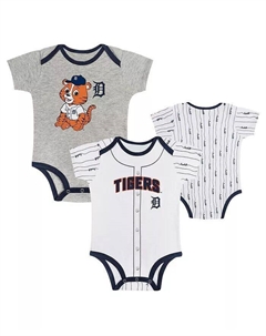 Набор из 2 боди Detroit Tigers Play Ball для маленьких мальчиков и девочек, мультиколор Outerstuff