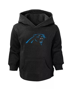 Толстовка с капюшоном и черным пуловером с логотипом Carolina Panthers для мальчиков и девочек для малышей, черный Outerstuff