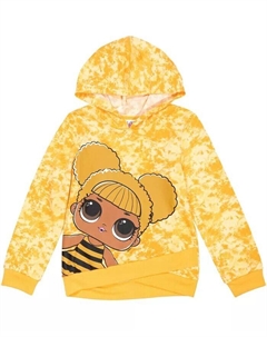 Флисовый пуловер с капюшоном для девочек Queen Bee Diva, оранжевый L.o.l. surprise!