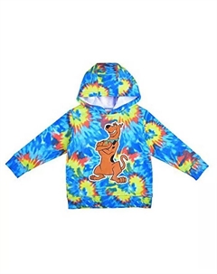 Синий пуловер с капюшоном и принтом «Скуби-Ду» для малышей Children's apparel network