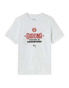 Футболка детская ФК Жирона с надписью «We're Tossuts», белый Puma