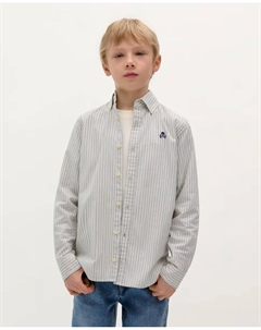 Рубашка для мальчика из хлопка с длинными рукавами, синий Scalpers