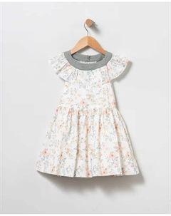 Платье для девочки-цветочницы цвета хаки и зеленого цвета, цвет Kaki Coco acqua