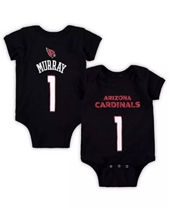Младенческое боди Kyler Murray Black Arizona Cardinals Mainliner, имя, номер, черный Outerstuff