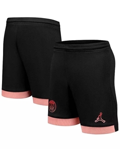 Большие мальчики и девочки черные шорты Paris Saint-Germain 2024/25 третьего стадиона Jordan