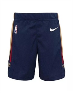 Темно-синие шорты New Orleans Pelicans Icon для мальчиков и девочек для малышей, синий Nike