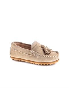 Детские кожаные мокасины, натуральный Pablosky