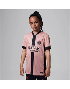 Футболка детская Paris Saint-Germain PSG 2024-2025 Stadium третья, розовый Nike