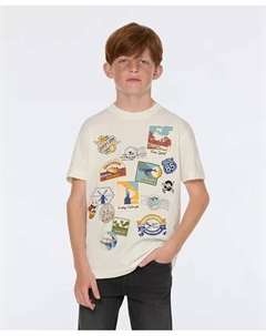 Футболка с коротким рукавом и рисунком Big Boys Scotch&soda