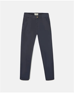 Мужские брюки-чиносы со шлевками на талии, темно-синий Silbon