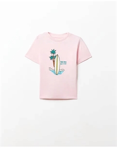 Футболка с принтом, цвет Rosa claro Сфера