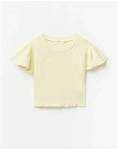 Футболка с эффектом помятости, желтый Сфера