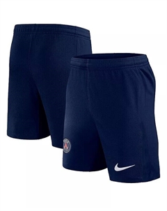 Шорты для больших мальчиков и девочек из темно-синей футболки Paris Saint-Germain 2024/25 для домашнего стадиона Nike