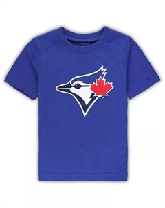 Футболка с основным логотипом Royal Toronto Blue Jays Team Crew для мальчиков и девочек для малышей Outerstuff