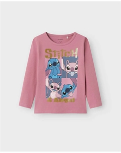 Футболка для девочки «Лило и Стич», розовый Name it
