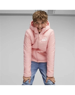 Детская куртка с капюшоном Essentials, розовый Puma