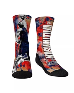 Молодежные носки для мальчиков и девочек Zion Williamson New Orleans Pelicans Носки Big Player Crew, мультиколор Rock 'em