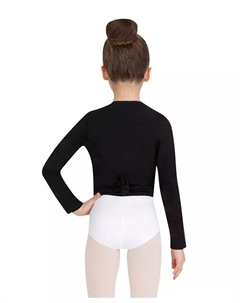 Топ-обертка для девочек, черный Capezio