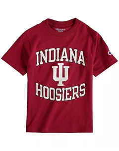 Трикотажная футболка команды Big Boys and Girls Crimson Indiana Hoosiers Circing Team, красный Champion