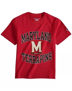 Красная футболка из джерси команды Big Boys and Girls Maryland Terrapins Circling Team, красный Champion