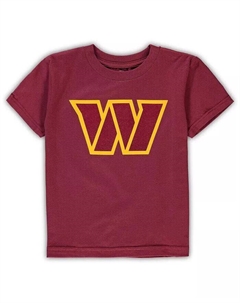 Бордовая футболка с логотипом Washington Commanders для мальчиков и девочек для малышей Outerstuff