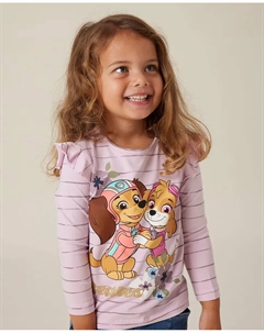 Футболка для девочек из Щенячьего патруля, розовый Name it